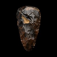 Large and Impressive Nordic Stone Age Flaked Flint Preform for a Handaxe