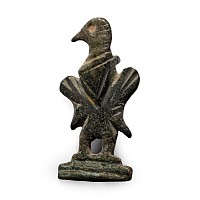 Roman Bronze Eagle Plate Brooch