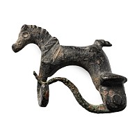 Roman Bronze Horse Brooch