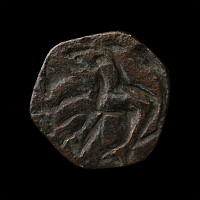 Byzantine Bronze Pendant Seal with Horse