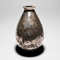 Large Sasanian Silver Bulb-Shaped Vessel