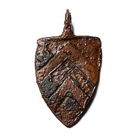 Medieval Knight's Bronze Heraldic Horse Harness Pendant