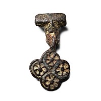 Medieval Knight's Bronze Heraldic Horse Harness Pendant