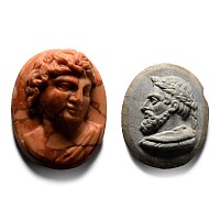 Victorian Marble and Lava Cameo Collection