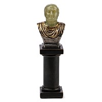 Chalcedony and Silver-Gilt Bust of the Emperor Vespasian