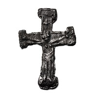 Medieval Pewter Pilgrim's Crucifix