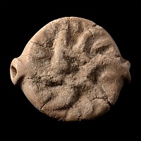 Mesopotamian White Stone Seal with Water Creatures