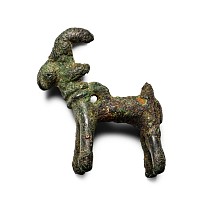Luristan Bronze Goat Statuette
