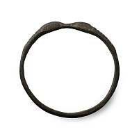 Roman Bronze Bracelet with Zoomorphic Terminals