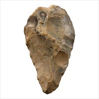 British Stone Age Knapped Flint Axe