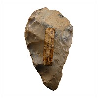 British Stone Age Knapped Flint Axe