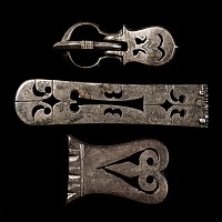 Early Byzantine Silver Belt Fittings with Openwork Decoration