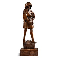 Medieval Oak Statue of Saint Longinus