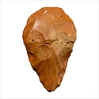 British Stone Age Knapped Flint Axe