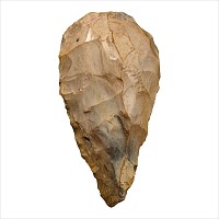 British Stone Age Knapped Flint Axe