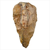 British Stone Age Knapped Flint Axe