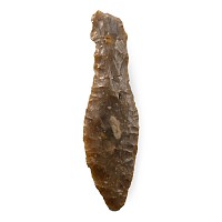 Danish Stone Age Knapped Flint Dagger