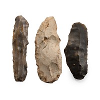 British Stone Age Knapped Flint Blade Collection