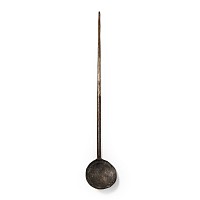 Roman Tinned Bronze Cochlear Spoon