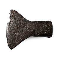 Large Celtic Iron Open Socketted Splayed Axehead
