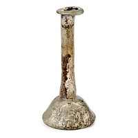 Roman Pale Green Glass Tall Unguentarium