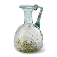 Roman Pale Green Glass Juglet