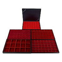 Group of Five [5] Italian Abafil and One Other Trays
