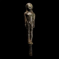 Etruscan Bronze Figure of a Kouros