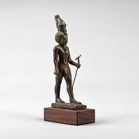 Egyptian Bronze Statuette of the God Neferhotep