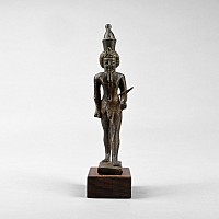 Egyptian Bronze Statuette of the God Neferhotep