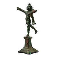 Roman Bronze Cupid Statuette