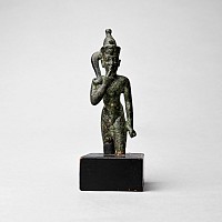 Egyptian Bronze Statuette of Young Horus