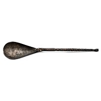 Late Byzantine Silver Spoon with 'St Peter' Inscription on the Handle