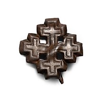 Medieval Bronze Knight's Holy Sepulchre Badge