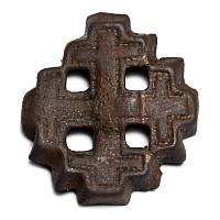 Medieval Bronze Knight's Holy Sepulchre Badge