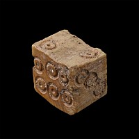 Roman Bone Gaming Die