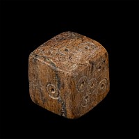 Roman Bone Gaming Die