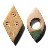 Roman Bone Mount and Bead