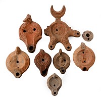 Roman Terracotta Oil Lamp Collection