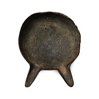 Late Roman Bronze Open Oil Lamp