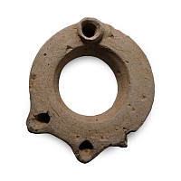 Greek Terracotta Multi-Spouted Oil Lamp