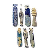Egyptian Blue Glass Inlay Collection