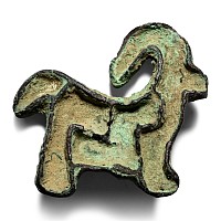 Western Asiatic Bronze Ibex Stamp Seal