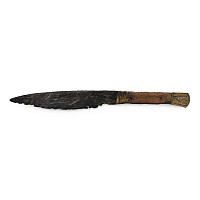Medieval Iron Knife with Ave Maria