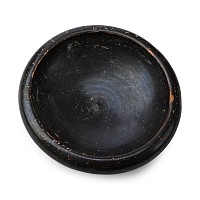 Greek Black Glazed Terracotta Dish