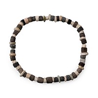 Sumerian Black and White Stone Bead Bracelet