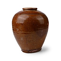 Chinese Tang Brown Ware Jar