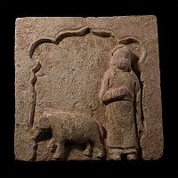 Chinese Song Terracotta Tile with a Sow
