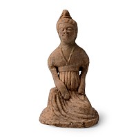 Chinese Northern Wei Ceramic Female Attendant