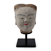 Chinese Han Terracotta Female Head